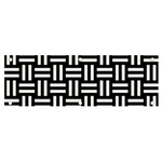 Frets Mosaic Pattern Geometric Banner and Sign 6  x 2 