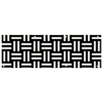 Frets Mosaic Pattern Geometric Banner and Sign 9  x 3 