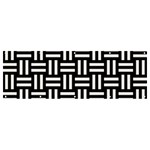 Frets Mosaic Pattern Geometric Banner and Sign 12  x 4 