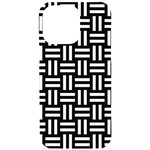 Frets Mosaic Pattern Geometric iPhone 15 Pro Max Black UV Print PC Hardshell Case