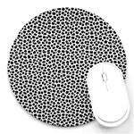 Marble Cracked Pattern Surface Round Mousepad