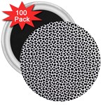 Marble Cracked Pattern Surface 3  Magnets (100 pack)