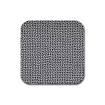 Marble Cracked Pattern Surface Rubber Coaster (Square)