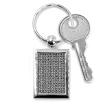 Marble Cracked Pattern Surface Key Chain (Rectangle)