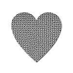 Marble Cracked Pattern Surface Heart Magnet