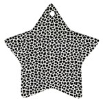 Marble Cracked Pattern Surface Star Ornament (Two Sides)