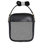 Marble Cracked Pattern Surface Girls Sling Bag