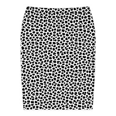 Marble Cracked Pattern Surface Midi Wrap Pencil Skirt from ArtsNow.com Back