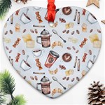 Coffee Mania Caffeine Ornament (Heart)