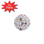 Coffee Mania Caffeine 1  Mini Magnet (10 pack) 