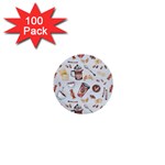 Coffee Mania Caffeine 1  Mini Buttons (100 pack) 