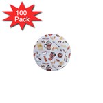 Coffee Mania Caffeine 1  Mini Magnets (100 pack) 