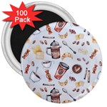 Coffee Mania Caffeine 3  Magnets (100 pack)