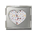 Coffee Mania Caffeine Mega Link Heart Italian Charm (18mm)