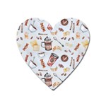 Coffee Mania Caffeine Heart Magnet