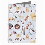 Coffee Mania Caffeine Greeting Cards (Pkg of 8)