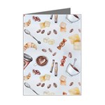 Coffee Mania Caffeine Mini Greeting Card