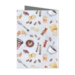 Coffee Mania Caffeine Mini Greeting Cards (Pkg of 8)