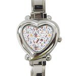 Coffee Mania Caffeine Heart Italian Charm Watch