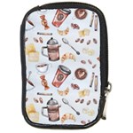 Coffee Mania Caffeine Compact Camera Leather Case