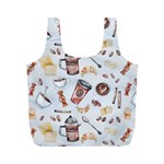 Coffee Mania Caffeine Full Print Recycle Bag (M)