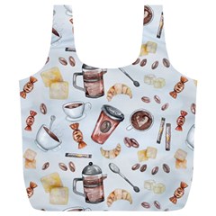 Coffee Mania Caffeine Full Print Recycle Bag (XL) from ArtsNow.com Front