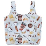 Coffee Mania Caffeine Full Print Recycle Bag (XL)