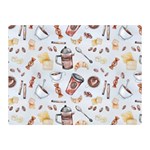 Coffee Mania Caffeine Two Sides Premium Plush Fleece Blanket (Mini)