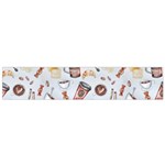 Coffee Mania Caffeine Small Premium Plush Fleece Scarf