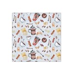 Coffee Mania Caffeine Satin Bandana Scarf 22  x 22 