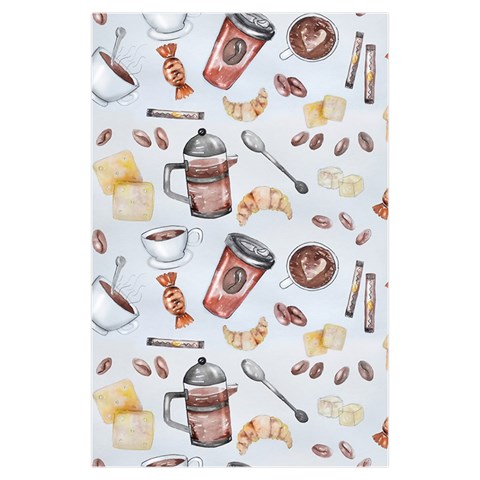 Coffee Mania Caffeine Kids  Hooded Rain Ponchos from ArtsNow.com Front