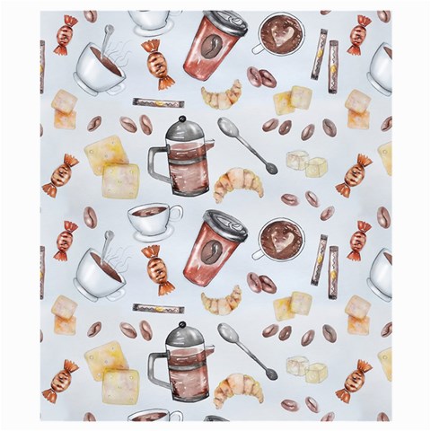 Coffee Mania Caffeine Kids  Hooded Rain Ponchos from ArtsNow.com Hood Right