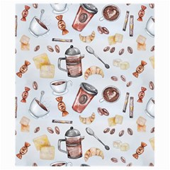 Coffee Mania Caffeine Kids  Hooded Rain Ponchos from ArtsNow.com Hood Left