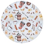 Coffee Mania Caffeine Round Trivet