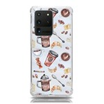 Coffee Mania Caffeine Samsung Galaxy S20 Ultra 6.9 Inch TPU UV Case