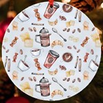 Coffee Mania Caffeine UV Print Acrylic Ornament Round