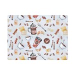 Coffee Mania Caffeine Premium Plush Fleece Blanket (Mini)