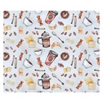 Coffee Mania Caffeine Premium Plush Fleece Blanket (Small)