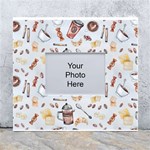 Coffee Mania Caffeine White Wall Photo Frame 5  x 7 