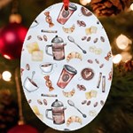 Coffee Mania Caffeine UV Print Acrylic Ornament Oval