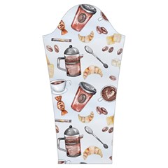 Coffee Mania Caffeine Women s Cut Out Long Sleeve T Sleeve Left