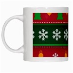 Christmas Time Pattern Christmas Ornament White Mug