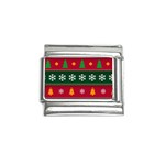 Christmas Time Pattern Christmas Ornament Italian Charm (9mm)