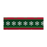 Christmas Time Pattern Christmas Ornament Sticker (Bumper)