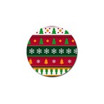 Christmas Time Pattern Christmas Ornament Golf Ball Marker