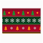 Christmas Time Pattern Christmas Ornament Postcards 5  x 7  (Pkg of 10)