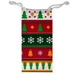 Christmas Time Pattern Christmas Ornament Jewelry Bag