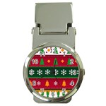 Christmas Time Pattern Christmas Ornament Money Clip Watches