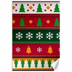 Christmas Time Pattern Christmas Ornament Canvas 12  x 18 