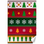 Christmas Time Pattern Christmas Ornament Canvas 24  x 36 